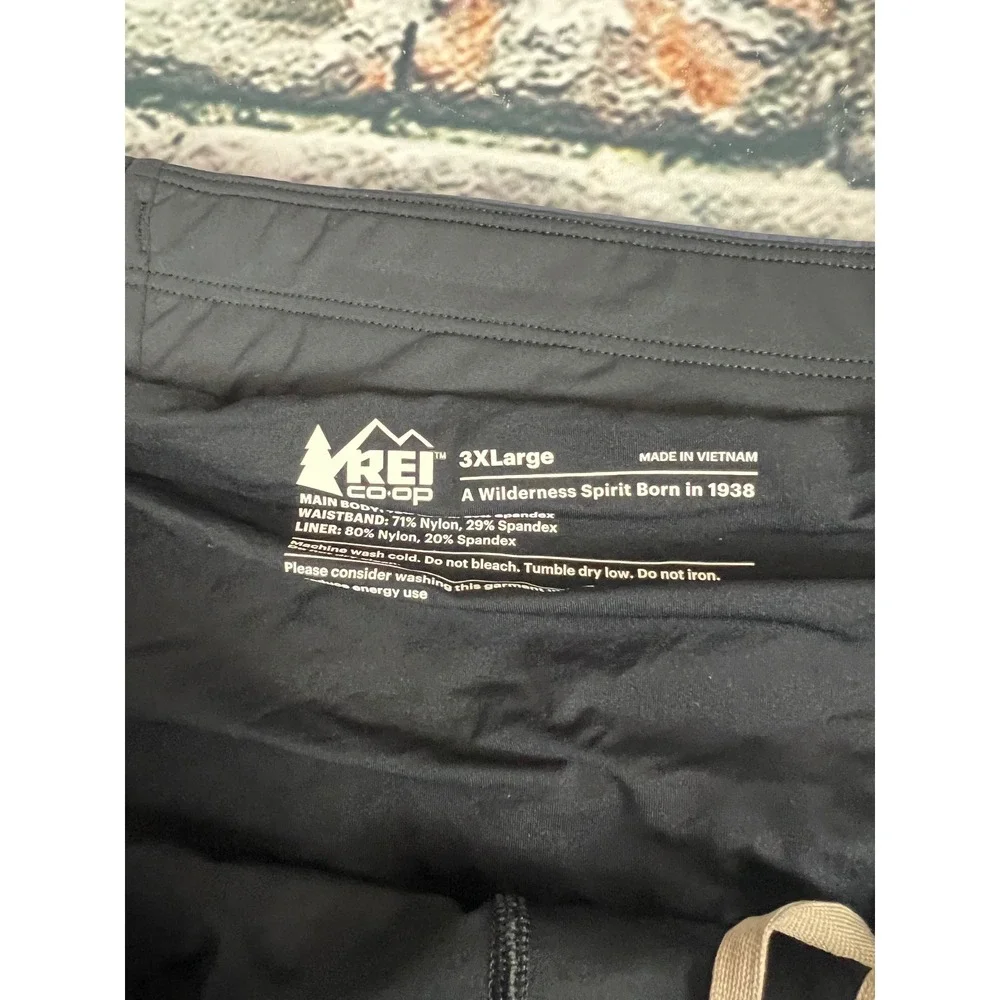 REI Co-op Mens Blue‎ Athletic Running Shorts Size 3XL With Inner liner Pockets